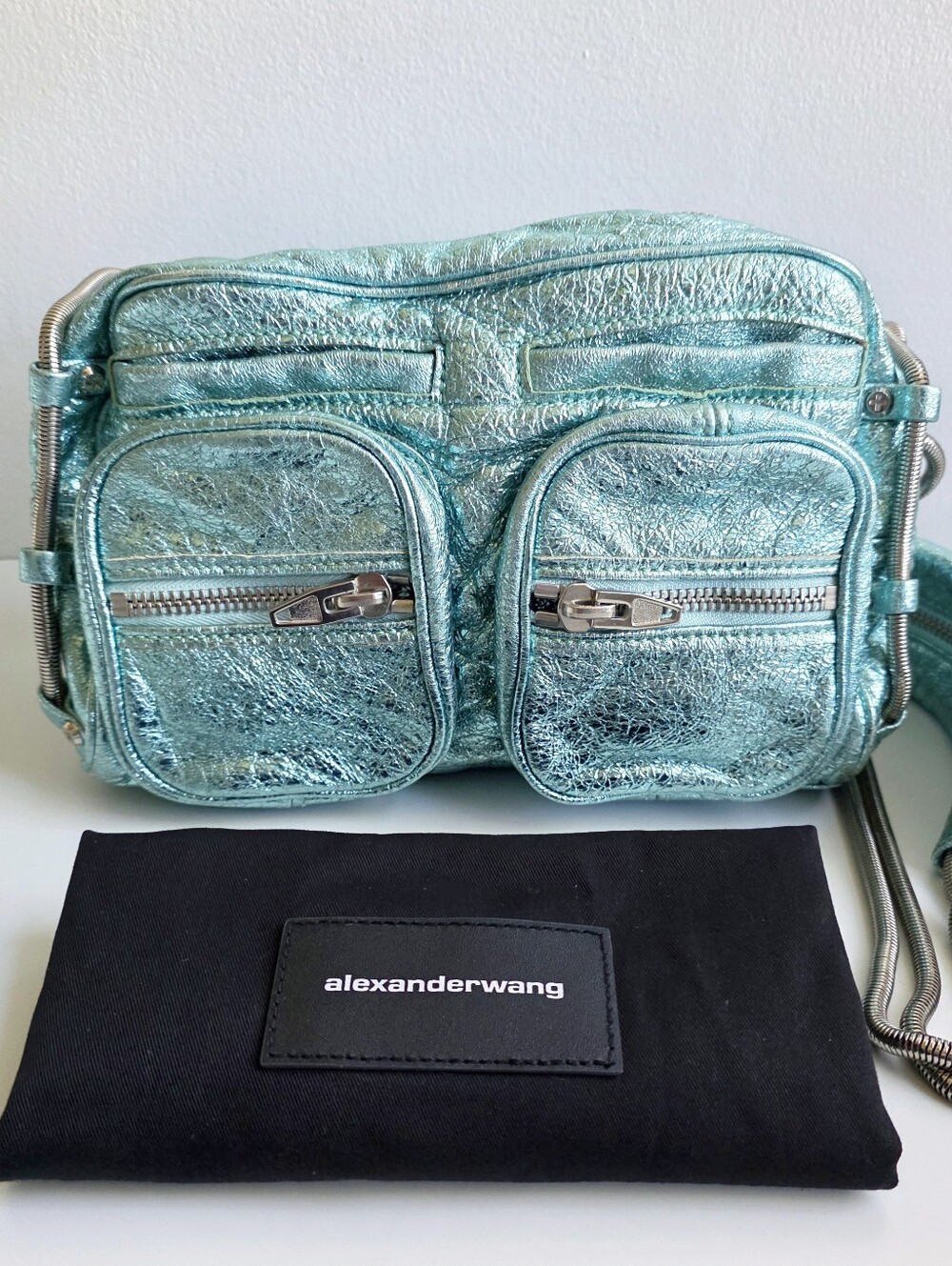 Alexander Wang Brenda Crossbody Bag Metallic